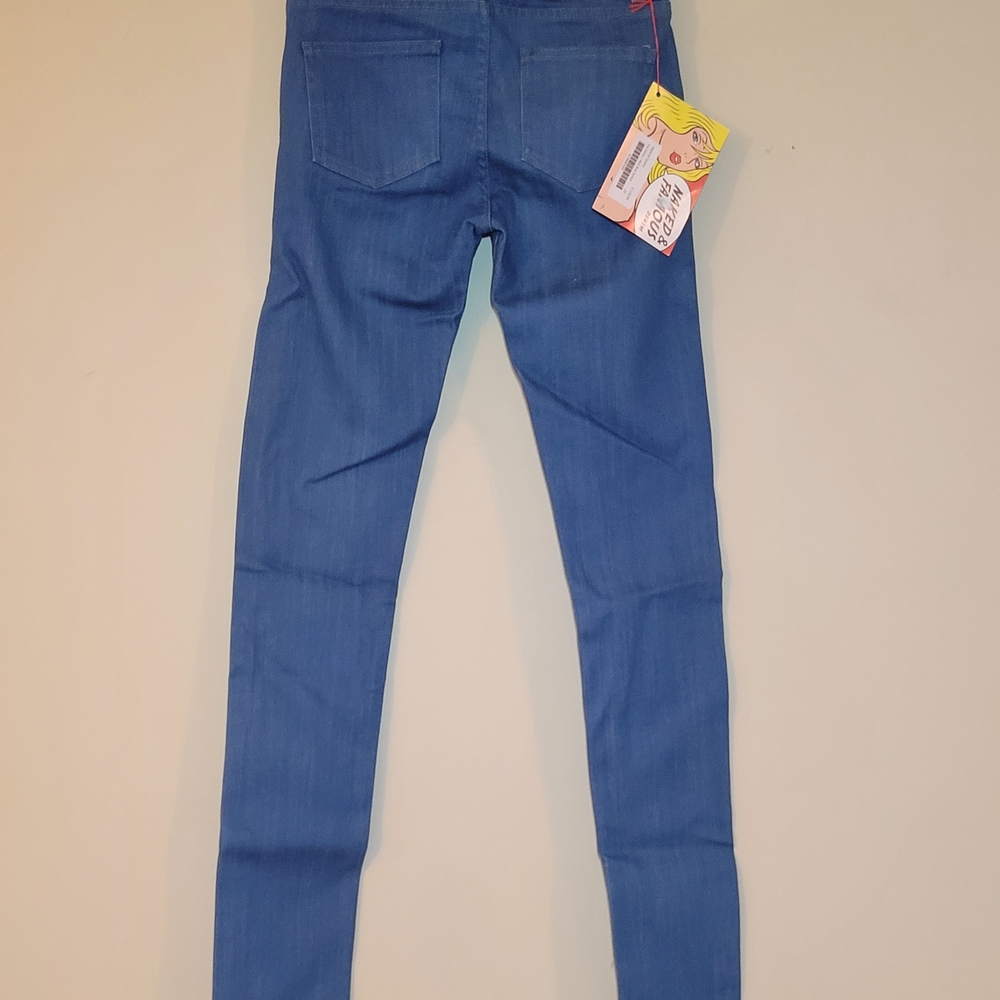 Naked & Famous Denim Blue Skinny Jeans